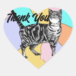 Tabby Cat Aufkleber für Niedliche Katzen Aufkleber