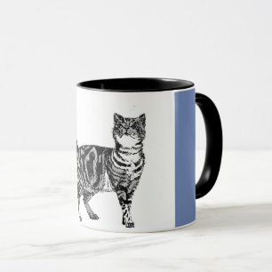 Tabby Cat Chats tabbis félin rayé Mug