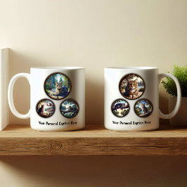 Tabby Cat Conception De Mug De Café À 6 Image