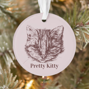 Tabby Cat Dessin Couleur personnalisée Nom personn