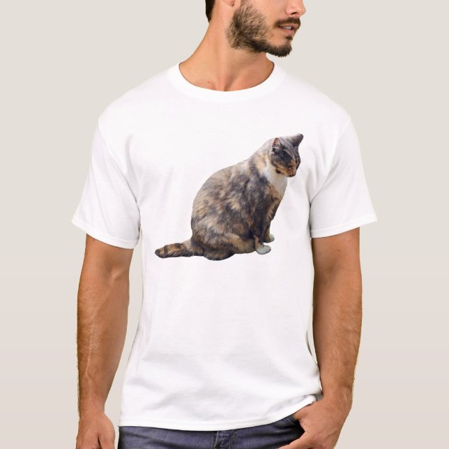 Tabby Cat in Brauntönen T-Shirt (Vorderseite)