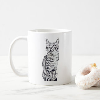 tabby cat kaffeetasse