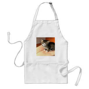 Tabby Cat Kitten Pet Portrait Schürze