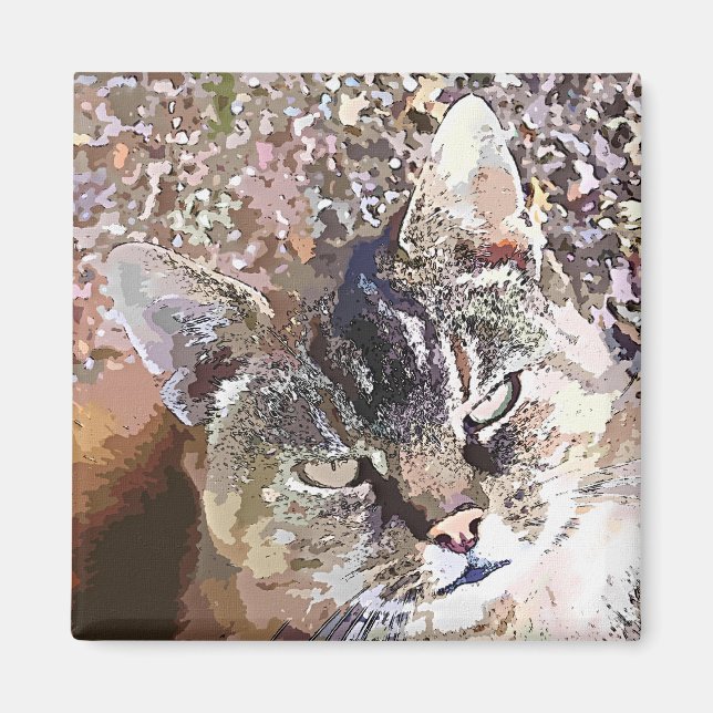 TABBY CAT MAGNET (Vorne)