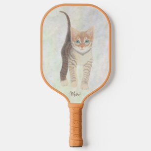 Tabby Cat Pickleball Paddle