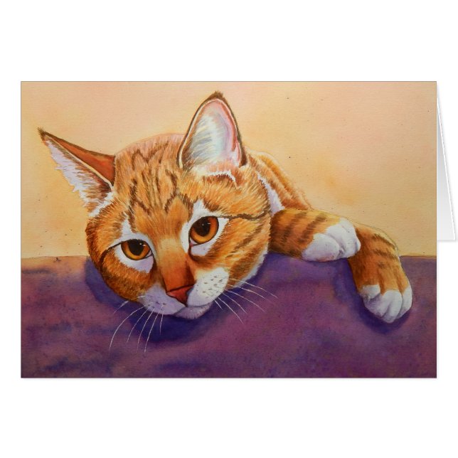Tabby Cat Regards (Vorderseite (Horizontal))