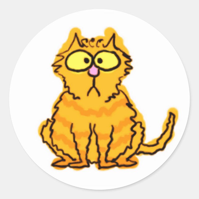 Tabby Cat Stickers (Vorderseite)