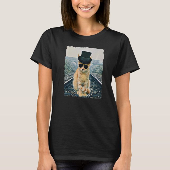 Tabby Cat und Top Hat (Vorderseite)