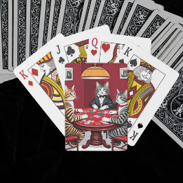 Tabby Cats Poker spielen Spielkarten