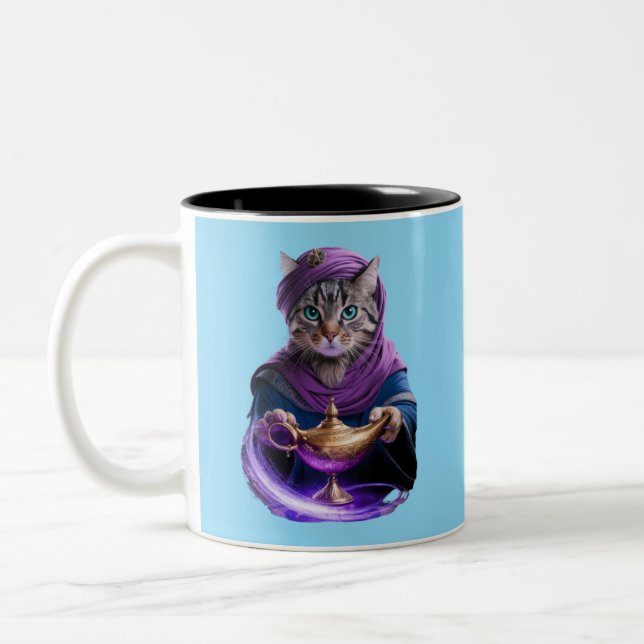 Tabby Genie Zweifarbige Tasse (Links)