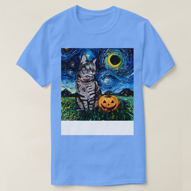 Tabby Halloween Cats T-Shirt (Design vorne)
