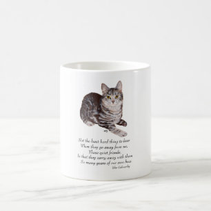 Tabby-Katze Regenbogenbrücke Kaffeetasse