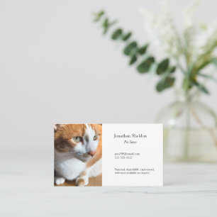Tabby-Katzenschluss Visitenkarte