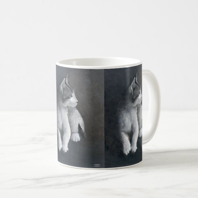 Tabby Kitten Kaffeetasse (VorderseiteRechts)