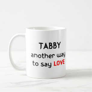 Tabby Liebe Kaffee Tasse