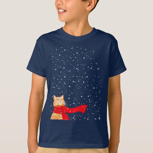 Tabby Lieben Snow T-Shirt (Vorderseite)