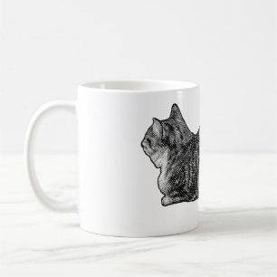 Tabby mit Paws Tucked Kaffeetasse