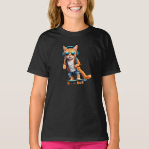 Tabby Skateboarder T-Shirt