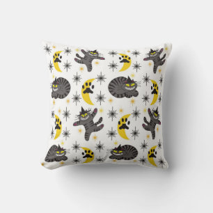 Tabby the Black Cat Hexe Kissen