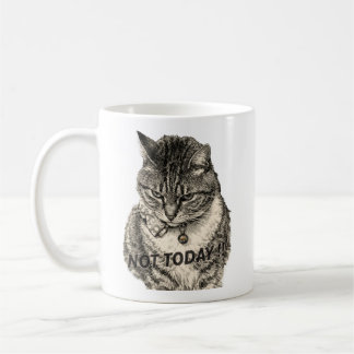 Tabby 'Tude "NICHT HEUTE!" Kaffeetasse