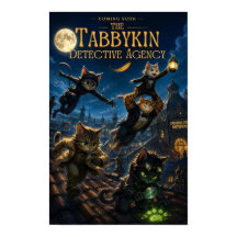 Tabbykin-Detektivagentur-Poster – Limitierte Aufla