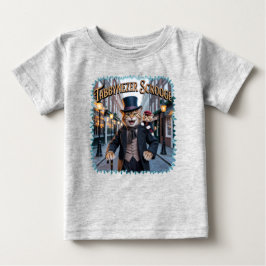 Tabbynezer Scrooge Illustration – Tabby Scrooge Baby T-shirt