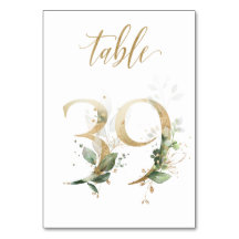 Tabelle 39 der grünen Blätter, Tischnummer