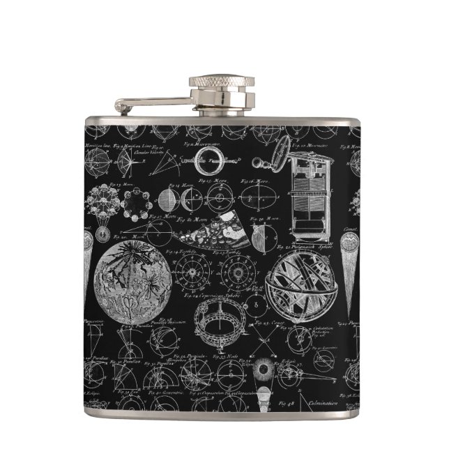Tabelle der Astronomie Flachmann (Vorderseite)