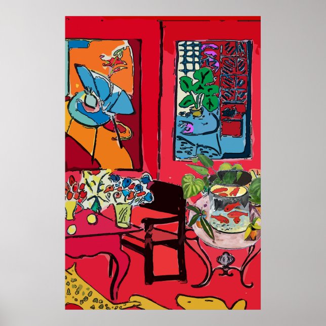 Tabelle der Fischschüssel Poster (Vorne)