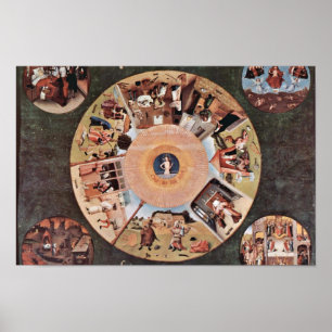 Tabelle der sterblichen Söhne von Hieronymus Bosch Poster