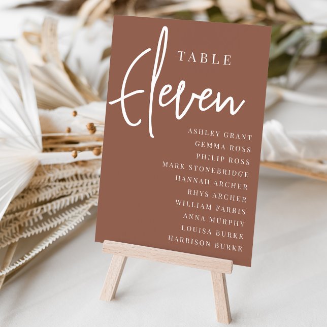 Tabelle ELEVEN + Gast-Namen von Hand Tischnummer (Von Creator hochgeladen)