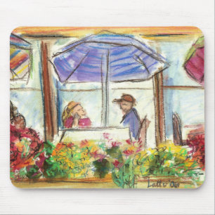 Tabelle für zwei Mousepad (Pike Place Seattle)