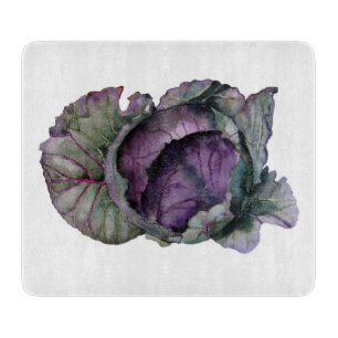 Tabelle mit Aquarell von lombardischem schneiden Schneidebrett