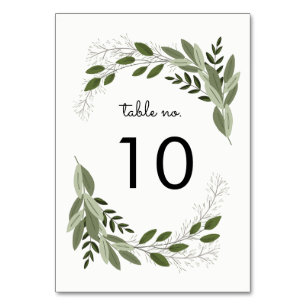Tabelle Nr. der Hochzeitstiefel Tischnummer