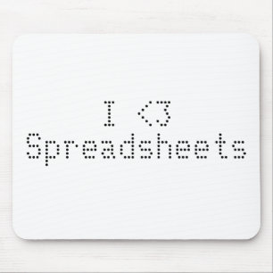 Tabellen I <3 Mousepad