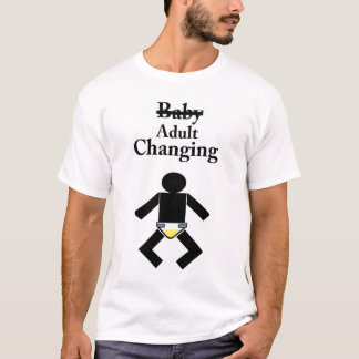 Tabellen-Shirt erwachsenen Babys AB änderndes T-Shirt