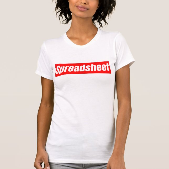 Tabellenkalkulation - Funny Accountant T-Shirt (Vorderseite)