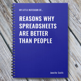 Tabellenkalkulationen sind besser lustige Buchhalt Notizblock