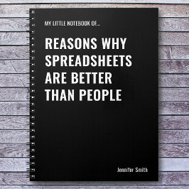 Tabellenkalkulationen sind besser lustige Buchhalt Notizblock