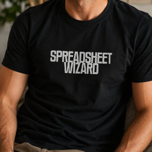 Tabellenkalkulations-Zauberer Excel-Daten-Magier T-Shirt