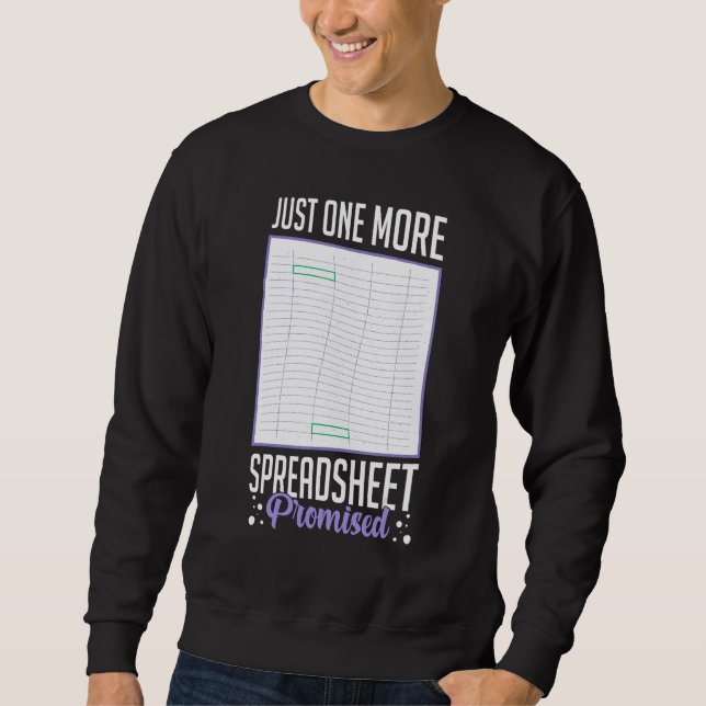 Tabellenkalkulationssoftware Budgetvorlagen Sweatshirt (Vorderseite)