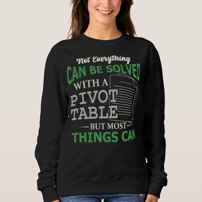 Tabellenkalkulationstabellenzähler für Nerd 1 Sweatshirt (Vorderseite)