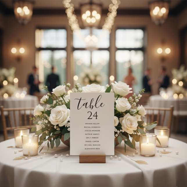 Tabellenkartenart Hochzeitsstichtabelle Dankeskarte (Von Creator hochgeladen)