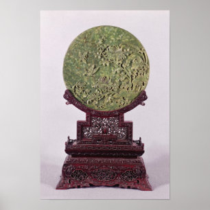 Tabellenschirm, Chinese, 18. Jahrhundert Poster