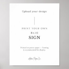 Tabellenzeichen: Eigene Daten hochladen Poster