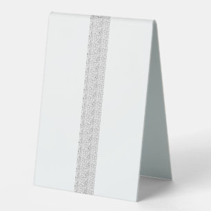 Tabellenzelt Tischaufsteller