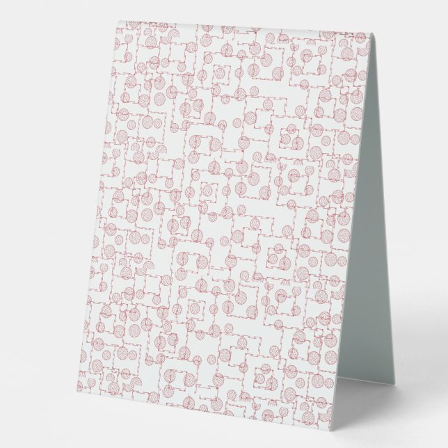 Tabellenzelt Tischaufsteller (Vorderseite)