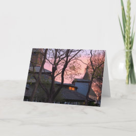 Tabernacle and Church Sunrise - Martha's Vineyard Karte