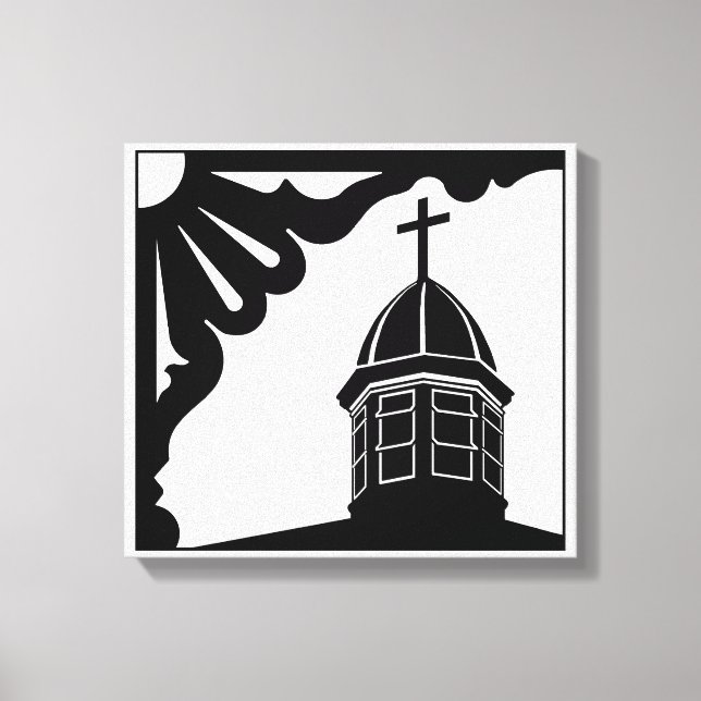 Tabernacle and Gingerbread - Martha's Vineyard Can Leinwanddruck (Vorderseite)