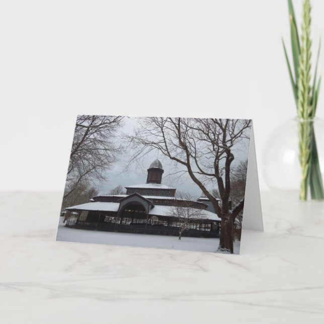 Tabernacle and Snow Gray Skies - Martha's Vineyard Karte (Vorderseite)